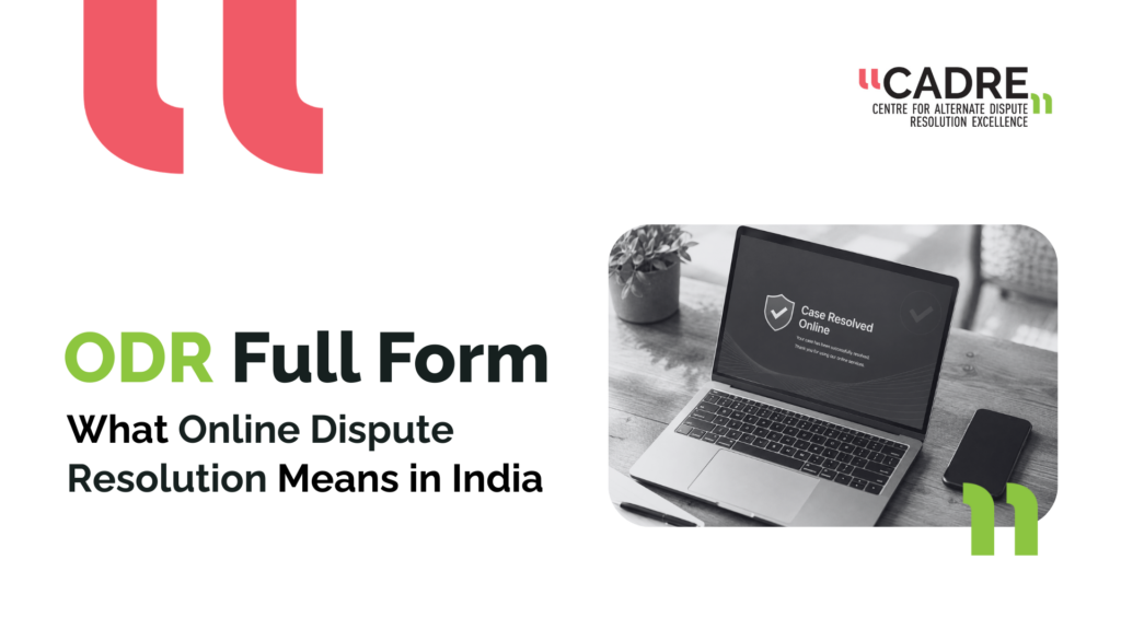 ODR Full Form Meaning, Benefits, and Use Cases in India